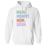 Men's Hoodie Mama Mommy Mom Bruh Colorful Simple Letters Hoodie