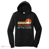 Women's Hoodie Silly Goose On The Loose Sunset Lines With Goose Graphic Hoodie