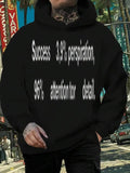 Men's Hoodie Success Perspiration And Attention For Detail Hoodie