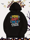 Men's Hoodie You Got This Encouraging Words With Bright Colorful Motivational Design Hoodie