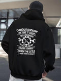 Men's Hoodie Curious Enough Clever Enough To Hide The Extra Parts Mechanic Hoodie