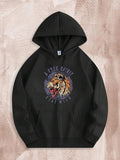 Men's Hoodie A Free Spirit Roaring Among Wild Savanna Lion