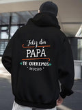 Men's Hoodie Slogan Print