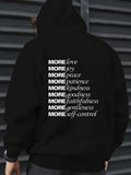 Men's Hoodie More Joy Peace And Kindness With Faithfulness And Self Control Hoodie