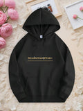 Men's Hoodie SELADITAAQPIWAKI Golden Rectangular Border On Black Hoodie