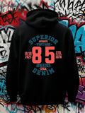 Men's Hoodie Superior Vintage Athletics 2025 Bold Urban Street Number Hoodie