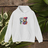Men's Hoodie Artistic Portraits With Vibrant Colors And Modern Facial Expressions Duo