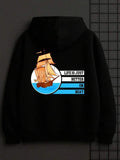 Men's Hoodie Life Is Just Better On A Wooden Sailboat Over Calm Blue Water