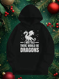 Men's Hoodie I Was Told There Would Be Stars Surrounding A Majestic Flying Dragon