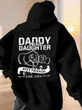 Men's Hoodie Daddy And Daughter Best Friends For Life Bonding Fists Among Gentle Love