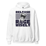 Men's Hoodie Release Rage Wisely Metallic Scream With Checkered Blocks Under Mouth