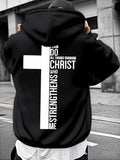Men's Hoodie Do All Things Through Christ Who Strengthens Me Cross