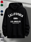 Men's Hoodie California Est 1776 Los Angeles United States Urban Streetwear Hoodie