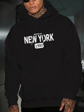 Men's Hoodie Brooklyn New York Since 1995 Hoodie With Modern Urban Streetwear Lettering