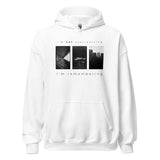 Men's Hoodie Im Not Superstitious With Dramatic City Shadows In Black And White Hoodie