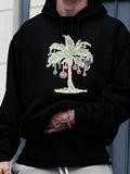 Men's Hoodie Colorful Hanging Ornaments On Tropical Plant Palm Tree