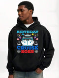 Men's Hoodie Birthday Cruise With Colorful Fireworks Festive Anchors Ship 2025