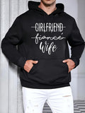 Men's Hoodie Girlfriend Fiance Wife Crossing Out Words Under Bold Lettering Hoodie