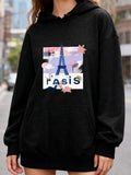 Women's Hoodie Paris Spring Flowers Pastel Blue Tower With Soft Petals