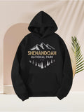 Men's Hoodie Shenandoah National Park Mountain Landscape With Scenic Trees Hoodie