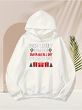 Men's Hoodie Most Likely To Watch Santa Hat All Day On Christmas With Wrapped Presents