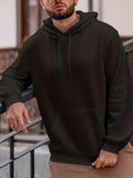 Men's Hoodie Music Note & Cat Print