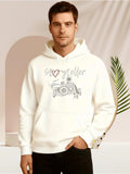 Men's Hoodie Storyteller Handdrawn Flower Loving Classic Camera