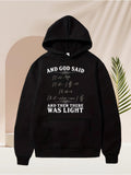 Men's Hoodie And God Said Let There Be Light Science Formula Hoodie