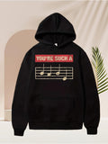 Men's Hoodie Youre Such A Musical Notation With Staff Lines And Three Notes Hoodie