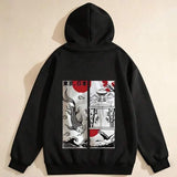 Men's Hoodie Majestic Koi Leaping Through Water With Red Sunrise And Waves Koi Fish