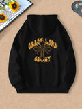 Men's Hoodie Grace Lord Glory With Vintage Gothic Gold Cross