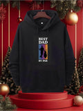 Men's Hoodie Best Dad By Par Sunset With Silhouette Among Golf Trees