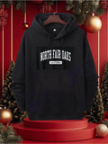 Men's Hoodie North Fair Oaks California Lettering With Classic Block Hoodie