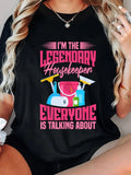Women's Hoodie Im The Legendary Housekeeper Everyone Is Talking About With Cleaning Supplies And Tools