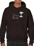 Men's Hoodie Wild And Free Volcanic Eruption Mountain
