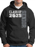 Men's Hoodie Class Of 2025 Senior Letter Design With Volleyball Motif Hoodie