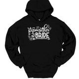 Men's Hoodie Stepmother Of The Bride Arrow With Decorative Handwritten Lettering Hoodie