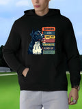 Men's Hoodie Boxers Are My Favorite Kind Of Distraction Playful Pet On Hoodie