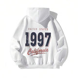 Men's Hoodie United States 1997 California Vintage Style Hoodie