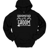 Men's Hoodie Grandmother Of The Groom Decorative Flourish With Arrow Design Hoodie