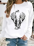 Women's Hoodie Elephant print