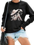 Women's Hoodie pearl print