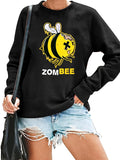 Women's Hoodie Zombie Bee