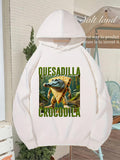 Men's Hoodie Funny Italian Brainrot Quesadilla Crocodila AI Sports Style