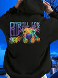 Men's Hoodie PITBUL text