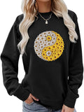 Women's Hoodie Floral Yin Yang