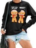 Women's Hoodie Gingerbread Man