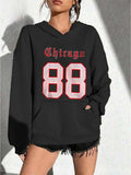 Women's Hoodie Funny Chicago 88 Print