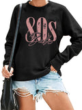 Women's Hoodie Pink letter print
