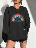Women's Hoodie BEER AND SUNSHINE text